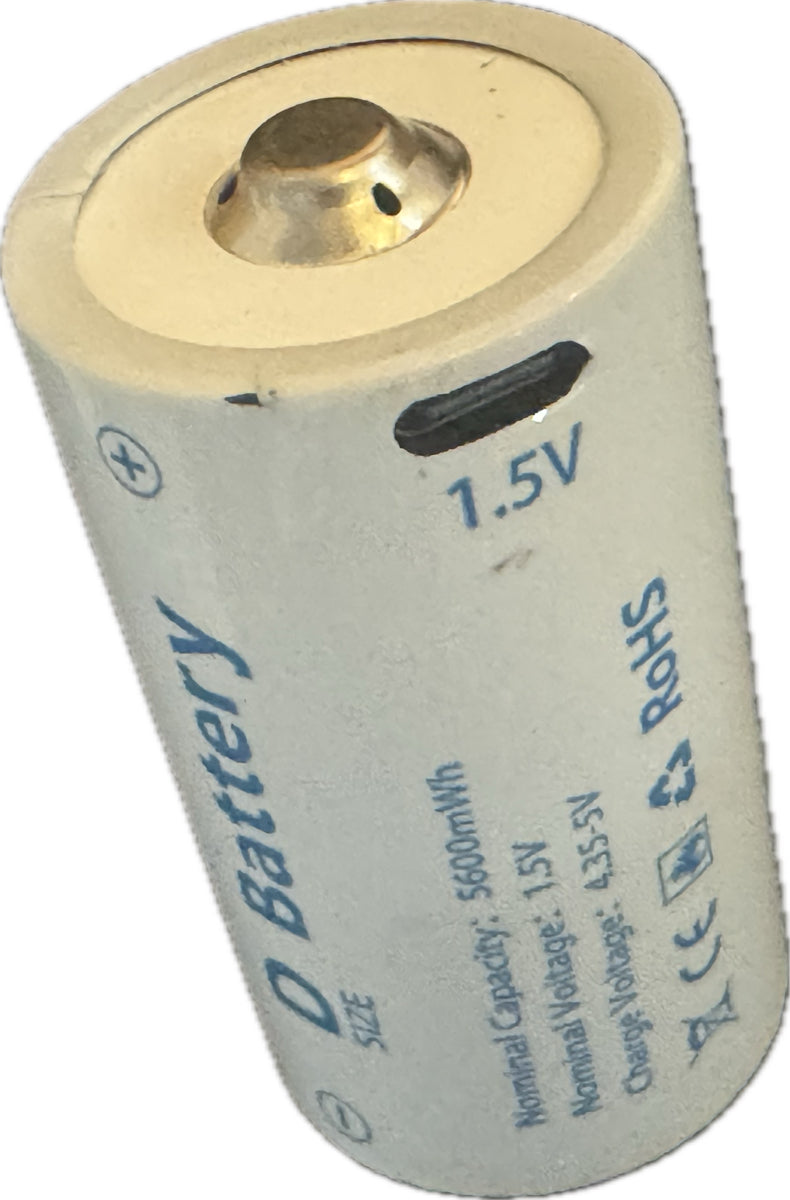 D3 D sized lithium rechargeable batteries