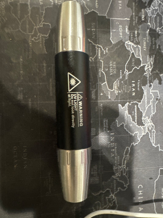 M12 Shortwave - Longwave  UVC - UVA 255nm 365nm Ultraviolet Flashlight