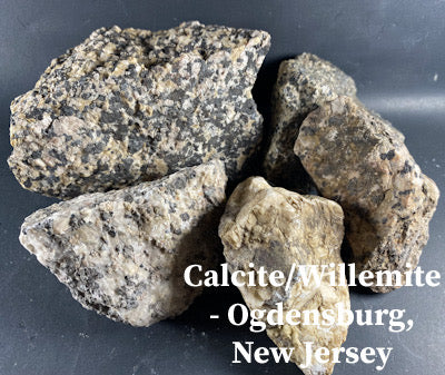 Calcite & willemite - New Jersey